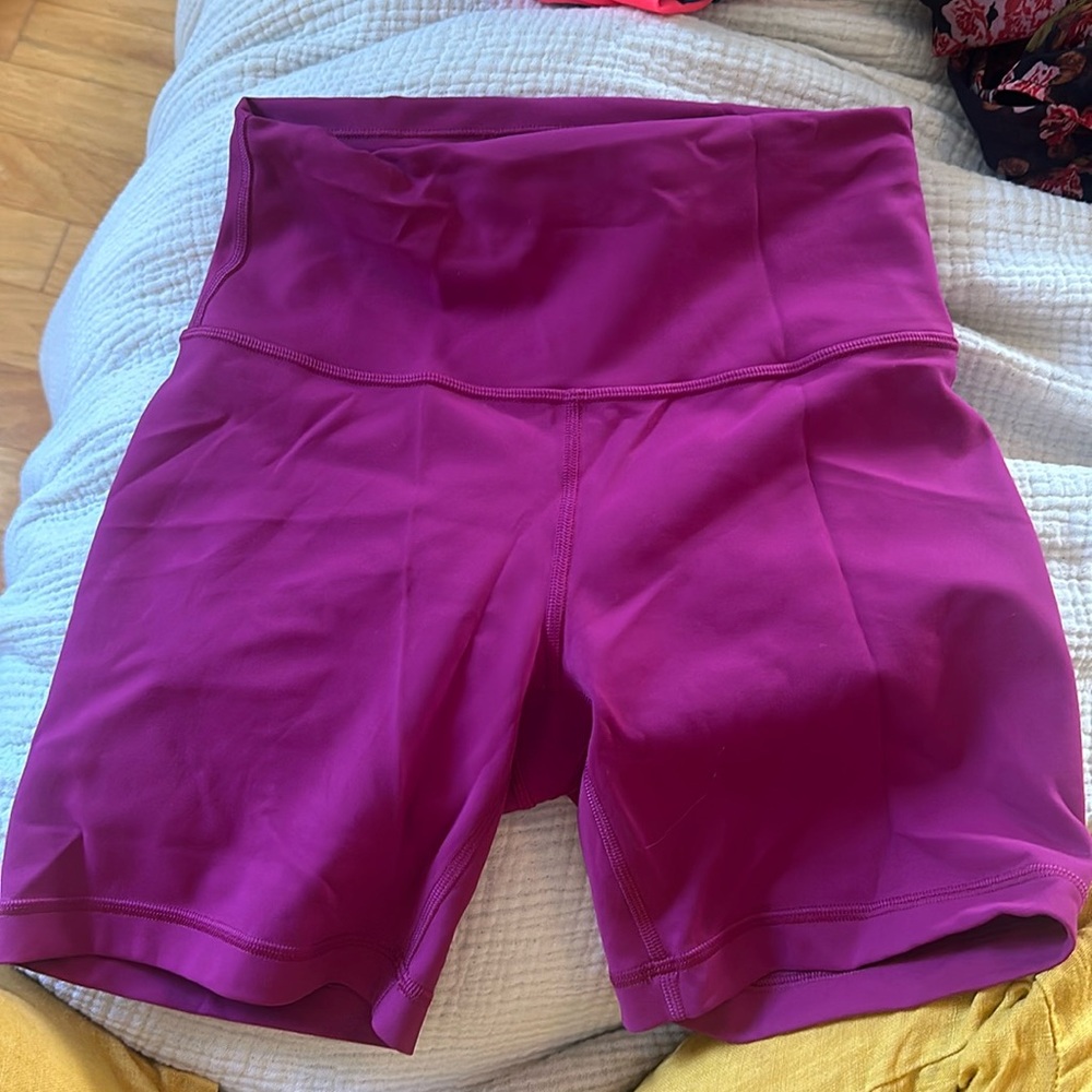 Lululemon Wunder Train Biker Shorts 6”